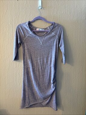 Free People Heathered Lavender Mini Dress XS